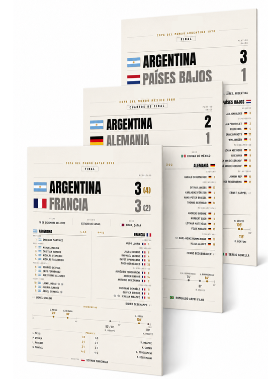 Pack campeones del mundo - Imprimible